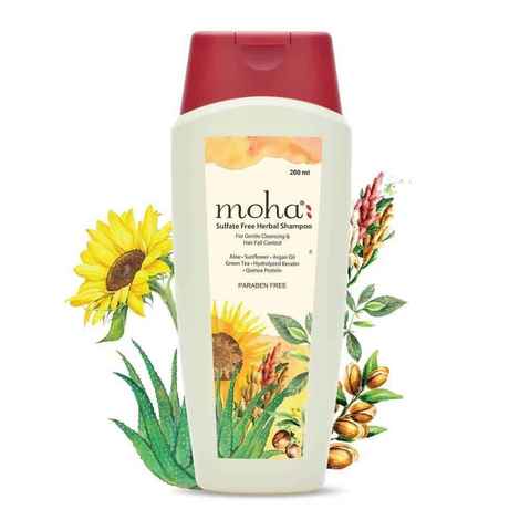 Buy moha: Sulfate-Free Herbal Shampoo 200Ml - Purplle