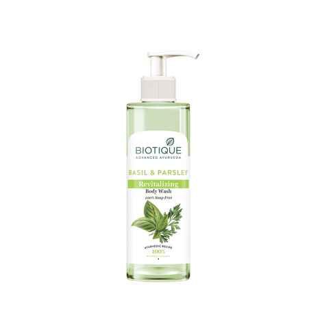 Buy Biotique Basil & Parsley Revitalizing Body Wash (200 ml) - Purplle