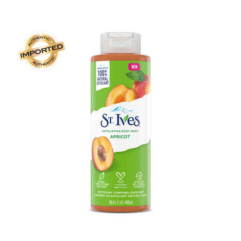 Buy St. Ives International Exfoliating Apricot Body Wash/Shower gel For Women| 100% Natural Extracts | Cruelty Free | Paraben Free |473 ml - Purplle
