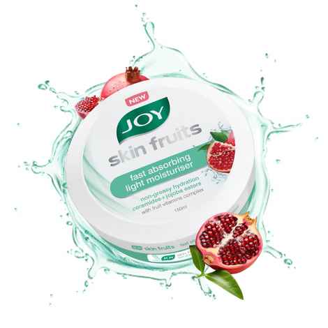 Buy Joy Skin Fruits Fast Absorbing Light Moisturiser Cream, All Skin Types 150 ml - Purplle