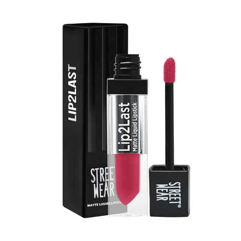Buy STREET WEAR® Lip2Last -Chillax Pink (Pink) - 5 ml -Matte Liquid Lipstick, Transferproof, Smudgeproof, Mask Friendly, Non-Drying Formula, Full Coverage, Professional Grade Pigments, Featherweight Formulation, Enriched With Vitamin E - Lasts AM To PM! - Purplle