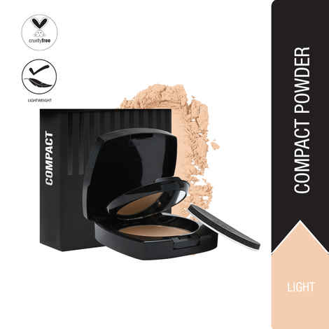 Buy STREET WEAR® Compact -Light (Light) - 7gms -Crease-proof, Light-weight, Moisturizing, Shine-free, Matte Coverage, Buildable Formulation, Enriched with Vitamin E - Purplle
