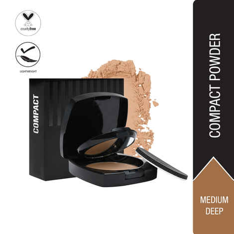 Buy STREET WEARA® Compact -Medium Deep (Medium Deep) - 7 gm -Crease-proof, Light-weight, Moisturizing, Shine-free, Matte Coverage, Buildable Formulation, Enriched with Vitamin E - Purplle