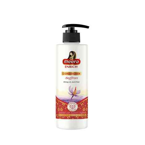 Buy Meera Enrich Conditioner For Strong & Anti-Frizz Hair, Enriched With Kashmir's Saffron, For Men & Women, Paraben, Silicone & Sulphate Free, 250ml - Purplle