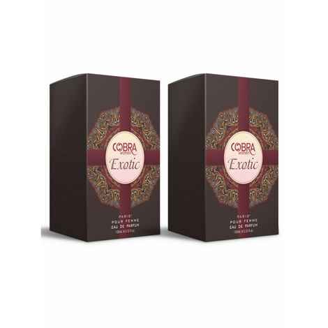 Buy ST-JOHN Cobra Exotic Eau de Perfume For Women 100ml- Pack of 2 - Purplle