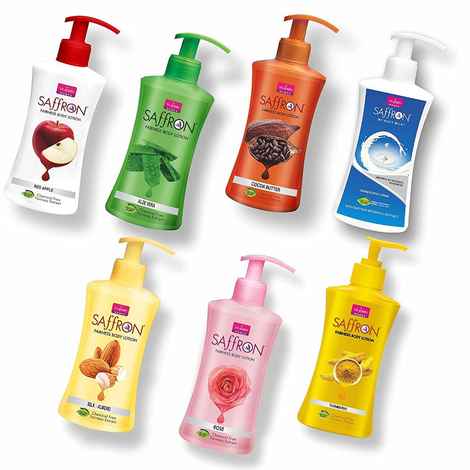 Buy VI-JOHN Women All Skin Types Red Apple ,Aloevera,Cocoa Butter,Milk Almond,Rose,Turmeric & Milk Fairness Body Lotion 250ml Each For Women (Pack of 7) - Purplle