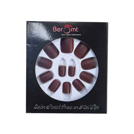 Buy BEROMT FRENCH TIPS- 230 (NAIL KIT INCLUDED) - Purplle