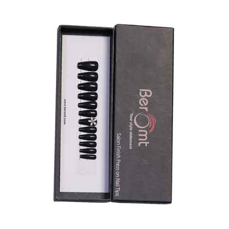 Buy BEROMT FLOWERS CHARM FALSE NAILS - BFNC 02 FC (NAIL KIT INCLUDED) - Purplle