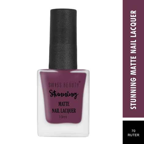 Buy Swiss Beauty Stunning Nail Polish - 70 - Purplle
