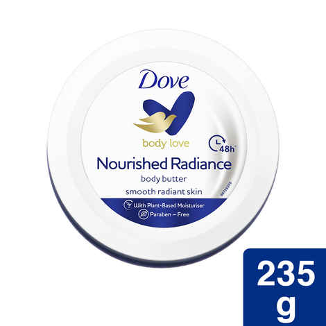 Buy Dove Body Love Nourished Radiance Body Butter Paraben Free, 235 g - Purplle