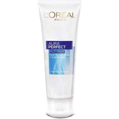 Buy L'Oreal Paris Aura Perfect Milky Foam Facewash 100 ml - Purplle