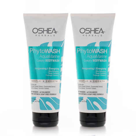 Buy OSHEA HERBALS Phytowash Aqua Marine Luxury Bodywash(Pack of 2 ) - Purplle