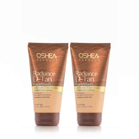 Buy OSHEA HERBALS Radiance D-Tan Face Wash(Pack of 2 ) - Purplle