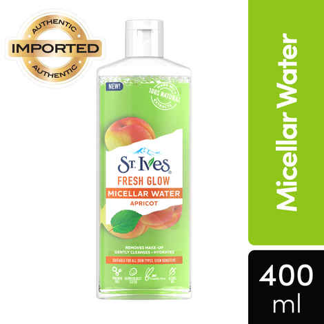 Buy St. Ives Fresh Glow Apricot Micellar Water with 100% Natural Extracts (400 ml) - Purplle