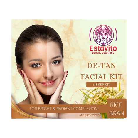Buy ESTAVITO DeTan Facial Kit with the goodness of Rice Bran - Purplle