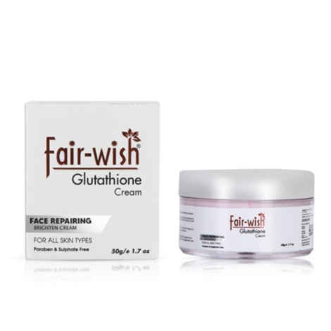 Buy Fair Wish Cream Glutathione Skin Whitening brightening lightening Cream For Men And Women (50 G). - Purplle