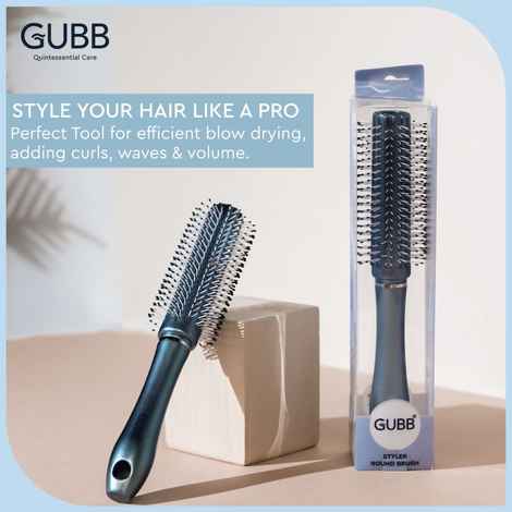 GUBB Round Brush, Round Hair Brush - Styler Range