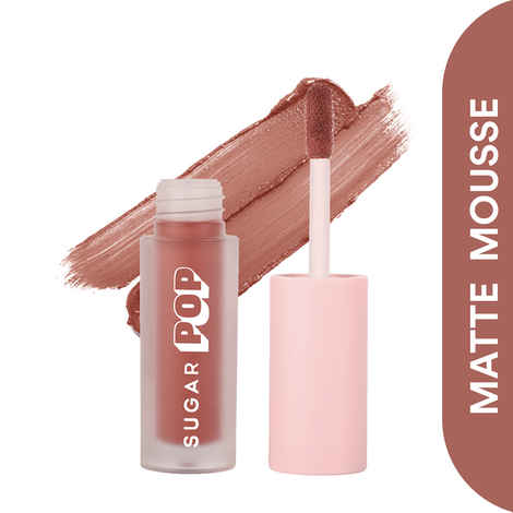 Buy SUGAR POP Matte Mousse - 03 Caramel Custard (Brownish nude) - 3.2 ml - Ultra-creamy, Rich Pigment, Water-resistant, Lightweight, Full Coverage l Lasts up to 8 to 10 hours l Liquid Lipstick for Women - Purplle