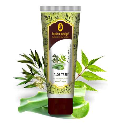 Buy Passion Indulge ALOE TREE Cleanser For Sensitive Skin and Anti- Acne 100ML - Purplle