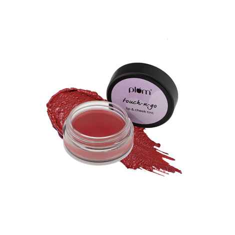 Buy Plum Touch-N-Go Lip & Cheek Tint | Highly Pigmented | Effortless Blending | 100% Vegan & Cruelty-Free | Peachy Keen - 122 (Peachy Coral) - Purplle