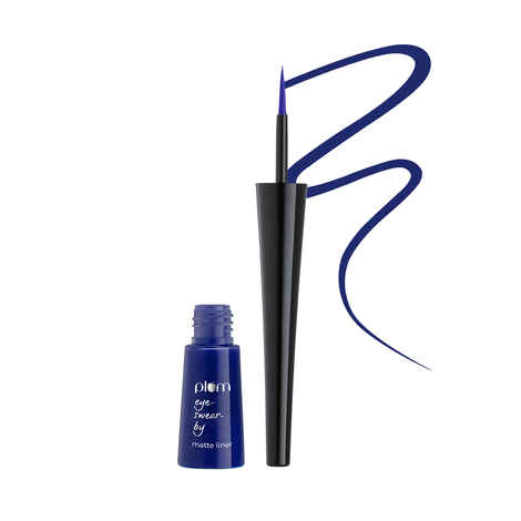 Buy Plum Eye-Swear-By Matte Liner | Water-Proof | Quick Drying | 100% Vegan & Cruelty Free | 05 Midnight Blue - Purplle