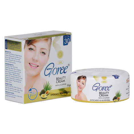 Buy Goree Beauty Cream with LYCOPENE (Avocado & Aloevera) - Lab Tested - MADE IN INDIA - Purplle