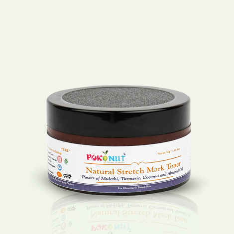 Buy Pokonut herbal Natural Stretch Mark Toner Cream for all skin type 50g - Purplle