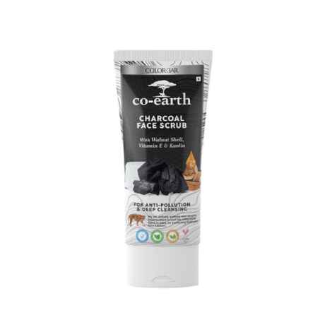 Buy Colorbar Co-earth Charcoal Face Scrub-(100g) - Purplle
