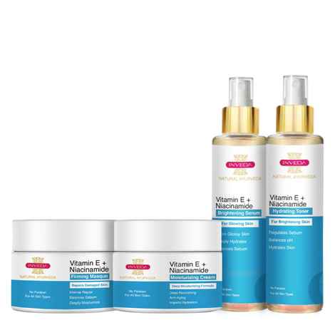 Buy Inveda Skin Whitening Kit With Vitamin E + Niacinamide, 400 ml - Purplle
