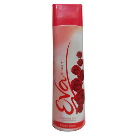 Buy Eva Deo Talc Sweet (400 g)(Exotic Rose) - Purplle