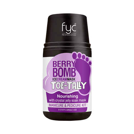 Buy FYC Professional Berry Bomb Toe-Tally Manicure & Pedicure Kit (65 gm + 10 ml) - 75 gm - Purplle