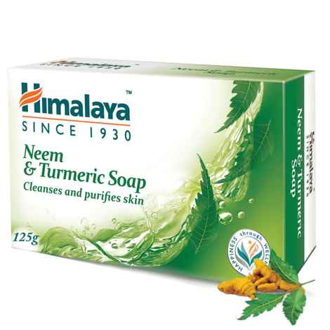 Buy Himalaya Neem and Turmeric Soap - Pack of 6(Each 125gm) - Purplle