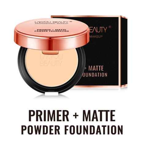 Buy Lakyou Beauty Primer + Matte Powder Foundation Compact Powder 30g - Purplle