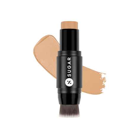 Buy SUGAR Cosmetics Ace Of Face Foundation Stick with In-Built Brush | Lasts 24hrs | Full Coverage Foundation for Women| 7gm - 40 Breve - Purplle