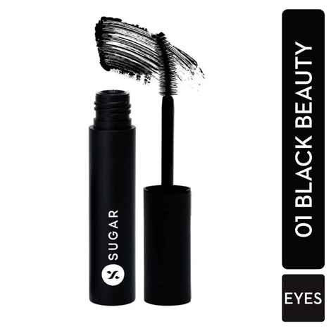 Buy SUGAR Cosmetics Uptown Curl Lengthening Mascara | Lasts Upto 8 hrs | Lightweight and Smudgeproof With Lash Growth Formula - 01 Black Beauty - 3 ml - Purplle