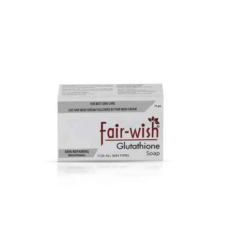 Buy Fair Wish Glutathione Skin Whitening Soap with Aloe Vera , Almond Oil ,Cocoa butter , Olive Oil & for Skin Lightening & Brightening - Dermatologically Tested - Paraben & Cruelty Free - For All Skin Types - Purplle