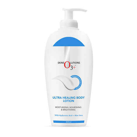 Buy O3+Ultra Healing Body lotion Moisturizer 400ml - Purplle