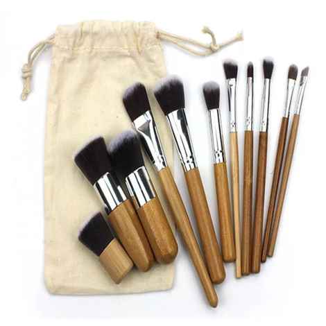 Buy AY Professional Make Up Brush Set - Pack of 11, Color May Vary - Purplle
