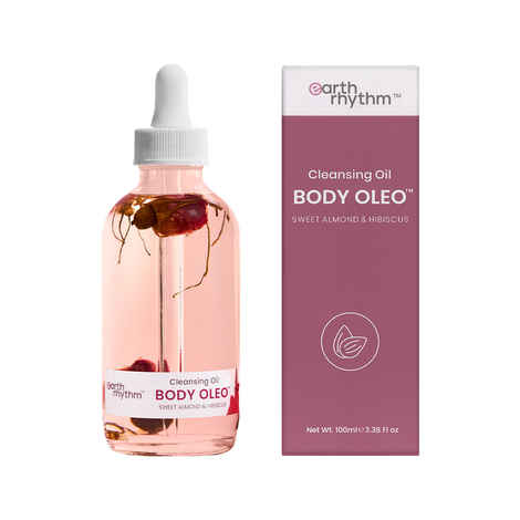 Buy Earth Rhythm Sweet Almond And Hibiscus Body Oleo Cleansing Oil - 100 ML - Purplle
