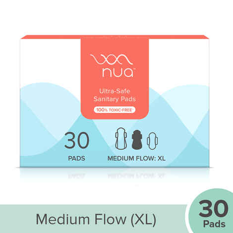 Buy Nua Ultra Thin Sanitary Pads for Women, All XL: Pack of 30 Pads - without Disposable Cover - Purplle