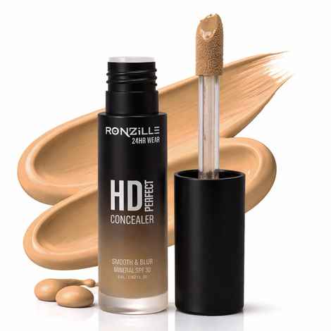 Buy Ronzille 24HR Wear HD Perfect Concealer Smooth & Blur Mineral SPF30 Concealer-602 - Purplle
