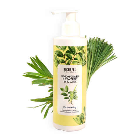 Buy Richfeel Lemon Grass & Tea Tree Body Wash 200 ML - Purplle