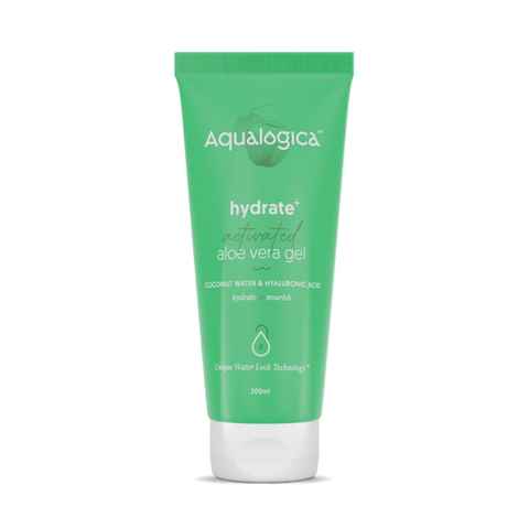 Buy Aqualogica Hydrate+ Activated Aloe Vera Gel with Coconut Water & Hyaluronic Acid 200ml - Purplle