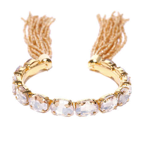 Buy Jewels Galaxy Gold-Plated Handcrafted Cuff Bracelet MYN-BNG-17138 - Purplle