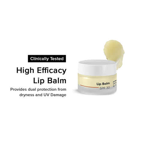 Minimalist SPF 30 Lip Balm with Ceramides & HA for lip protection & nourishment - 8 gm