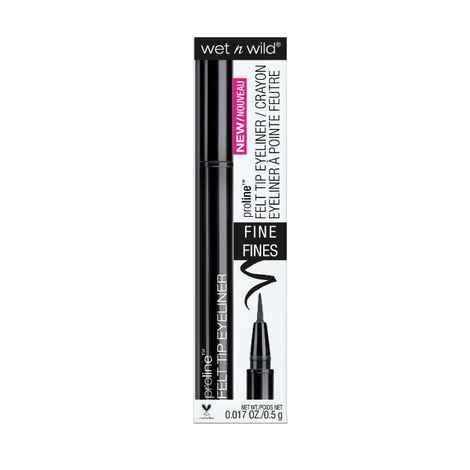 Buy Wet n Wild PROLINE Felt Tip Eyeliner - Black (Black) (0.5 gm) - Purplle