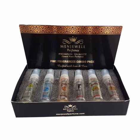 Menjewell Luxury Gift Set Of 6 Floral Perfumes For Women 6 X 10 Ml Eau de Parfum - 60 ml  (For Women)