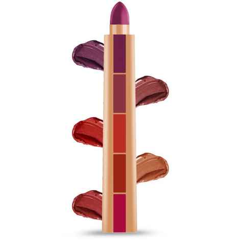 Buy Favon Angel Rose 5in1 multicolor Matte lipstick - Purplle