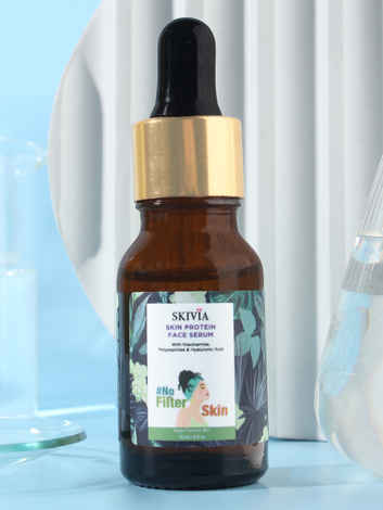 Buy Skivia Skin-Proteins Face Serum with Nicinamide & Polypeptides - 15 ml | Provides Intense Hydration | Minimizes Dark Spots, Blemishes & Breakouts - Purplle