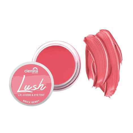 Buy Clensta Lush Blush lip and cheek tint - Brick Berry| 5 gm| With Red Aloe Vera and Jojoba Oil| Better Lip Tone and Soft Texture| Cheeks Blush - Purplle
